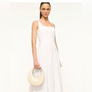 Staud Mini Moon Bag, Cream